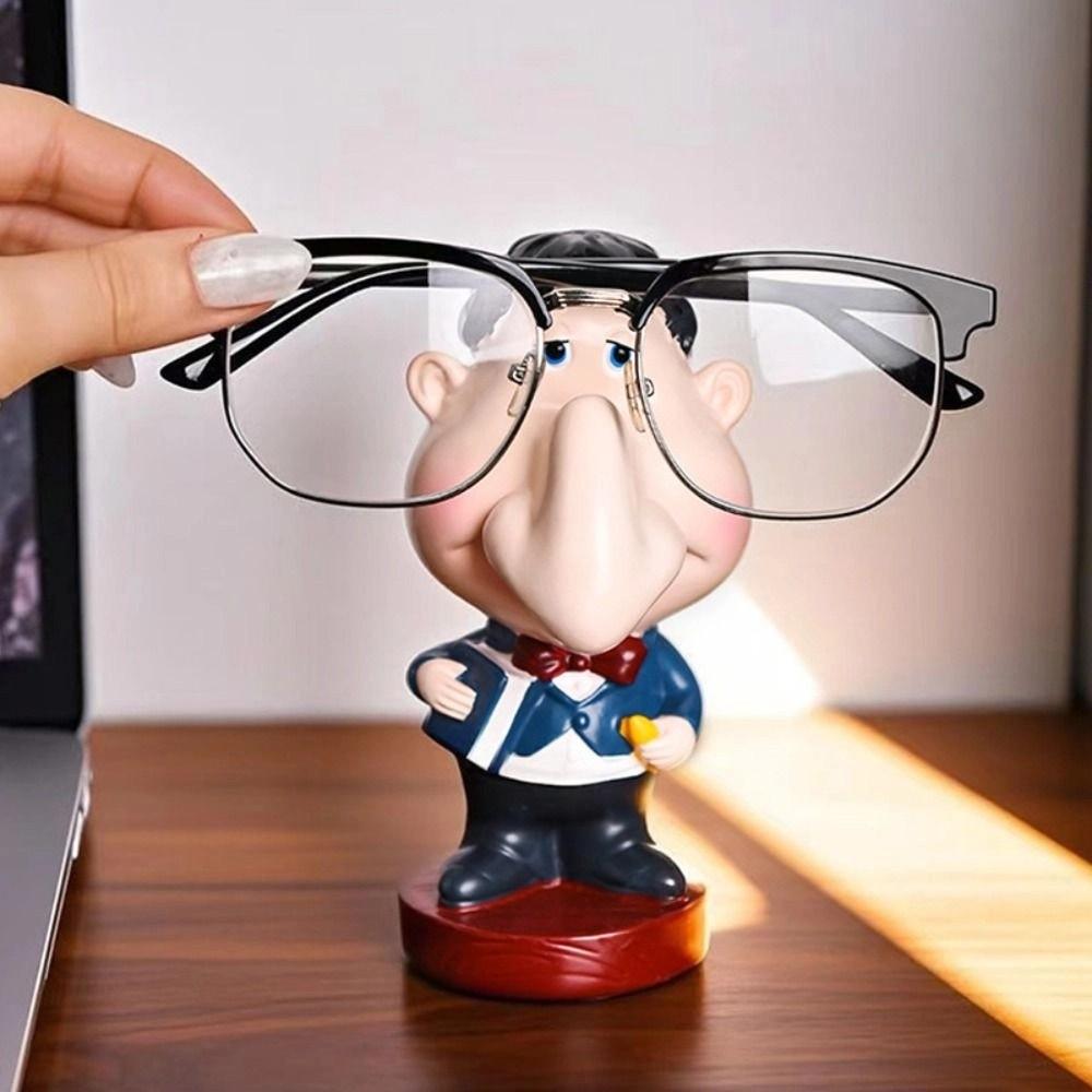 Nose Smile Design Eyeglass Rack Decorative Glasses Display Stand Eyeglass Holder  Office Desk