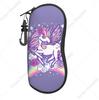 Unicorn Rainbow Cute Sunglass Case Soft Eyewear Accessories for Women Girl Outdoor Travel Glasses Case One Size Print
