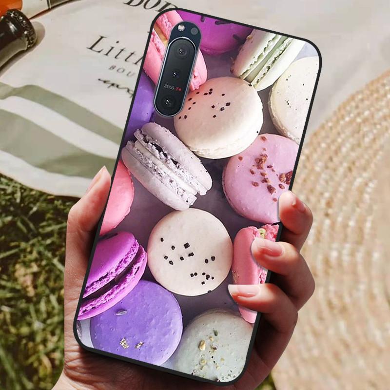 Für Sony Xperia 5 II Hülle Silikon Rückseite Handyhülle für Sony Xperia 5 II Hüllen Xperia1 III L4 Weiche Bumper Coque Cool Fundas