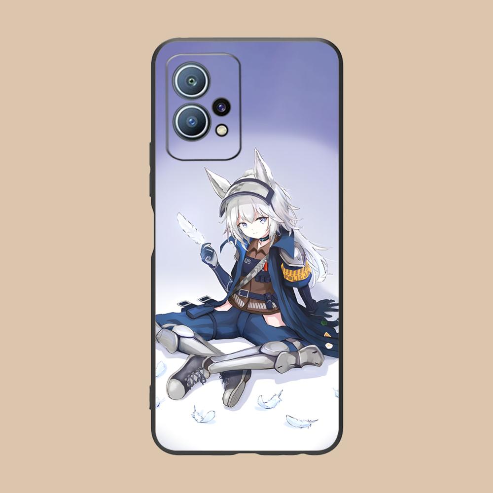 Arknights Grani Matte TPU Mobile Phone Case for Huawei P60 P50 P40 P30 P20 P10 P9 P8 Pro Lite Plus Colorful Printing Cover