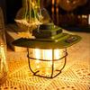 Retro campingljus LED campinglykta Uppladdningsbar tältlampa Vattentät Bärbar Power Bank