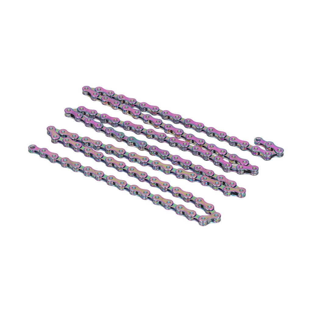 10 Speed Colorful Bicycle Chain MTB Road Bike Ultralight Rainbow Chain with Magic Buckle