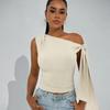 European Style Women Clothing Summer Fashion Slim Fit Solid Color Sleeveless