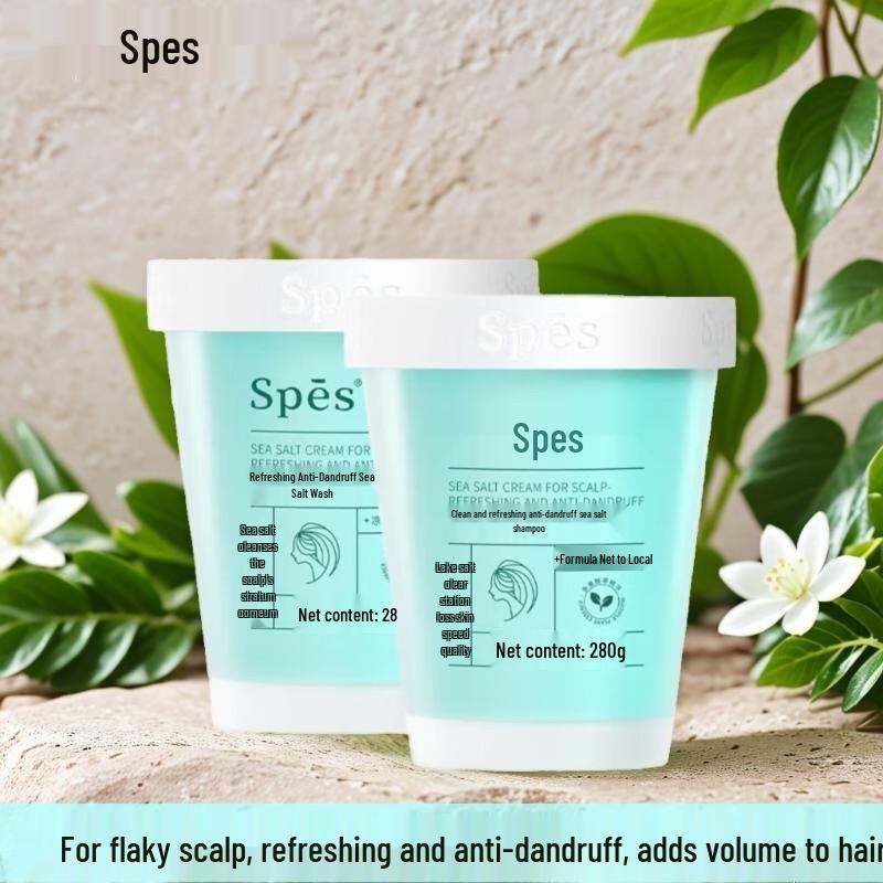 Spes Cooling Anti-Dandruff Sea Salt Shampoo 2x280g
