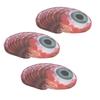 30 Stück Blutiges Augapfel-Banner Gruselig Lebensecht Helle Farben Halloween Blutiges Banner mit Spulen-Nadeln für Dekoration Party