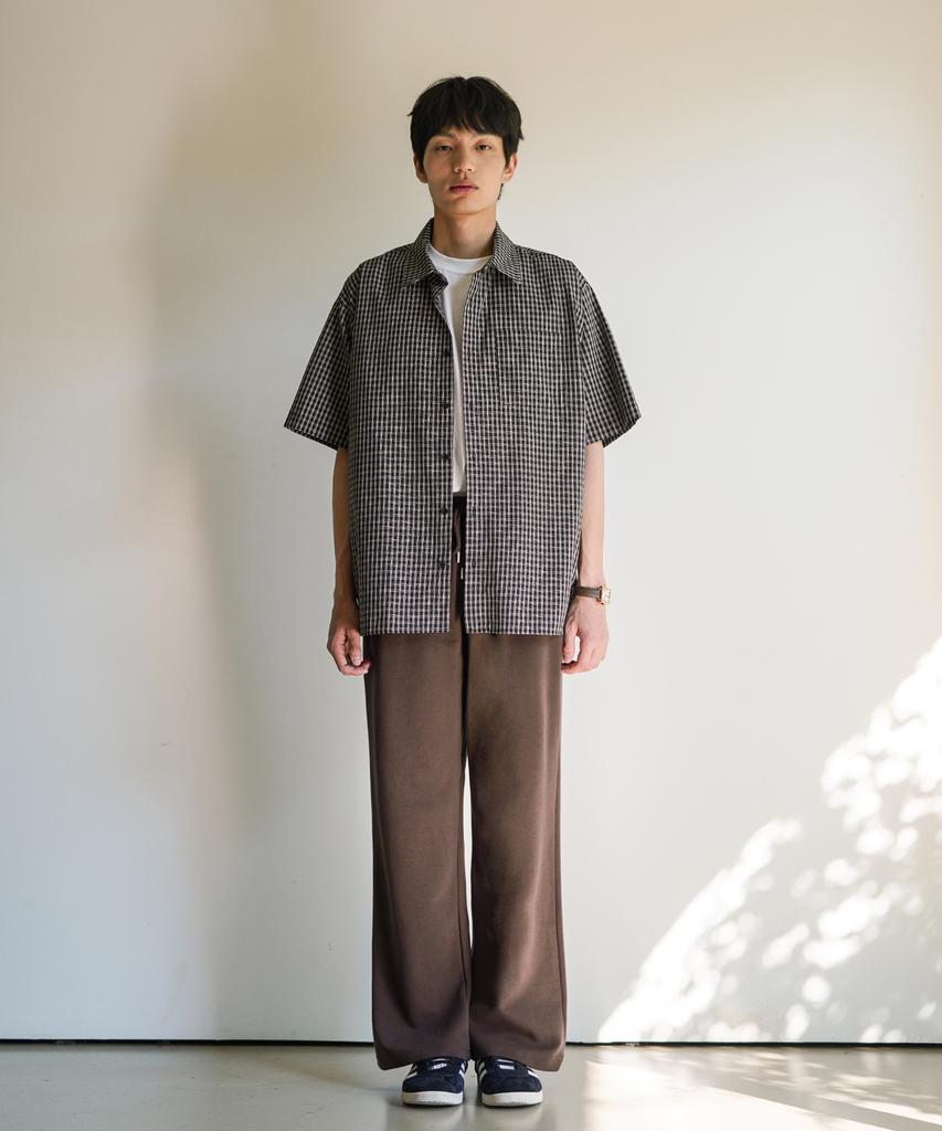 JEMUT Airy Flare Sweatpants Brown Julp2626