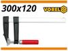 Carpenter's clamp 300x120mm 37430 VOREL