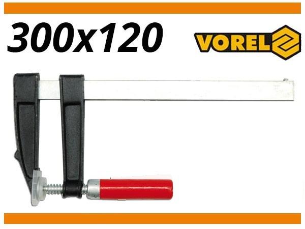 Carpenter's clamp 300x120mm 37430 VOREL