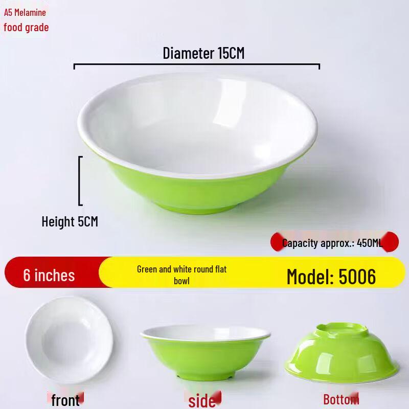 BoZhen Artisan Chef Melamine Imitation Porcelain Bowl