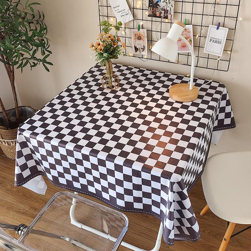 Tablecloth Waterproof, Oil-Proof And Scald-Resistant, Disposable Pvc High-End Sense Light Luxury Simple Table Cloth Coffee Table Cushion