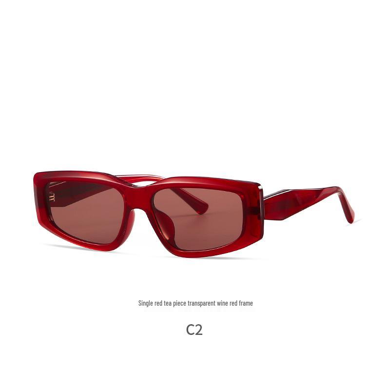 Unisex Trendy Runway Street Style Sunglasses - Small Metal Frame