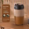 Deep Coffee Tea Infuser Glass Bottle