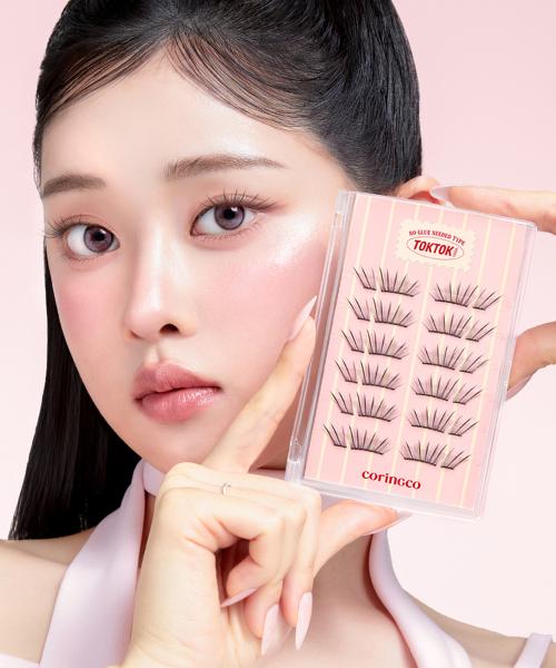 [Coringco] Toktokhara No-Glue Half Strand Eyelashes (COC0617099)
