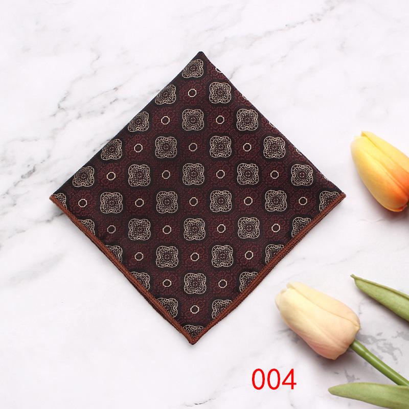 British Style Men'S Suit Pocket Towel Small Flower Type Business Retro Banquet Suit Small Square Scarf Chest Towel Handkerchief