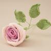 Handmade Crochet Bouquet 45cm Length Knitting Flowers Creative Crochet Flowers  Wedding Gift