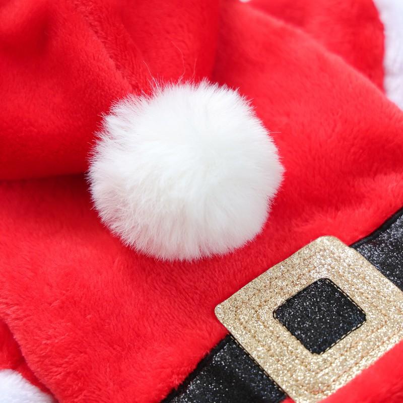 Pet Circle 2026 Winter Plush Costume Small Dogs Cats Christmas Santa Outfit Casual Clothing