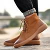 2025 Neue Herbst-Winter-Schuhe für Herren Outdoor Rutschfest Abriebfest Kurze Stiefel Mode Plüsch Herren Baumwollschuhe Botas Hombre