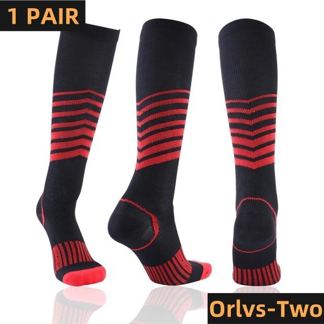 Men Running Compression Socks Stockings 20-30mmhg Sports Socks for Marathon Cycling Football Breathable Adult Sports Socks YS023
