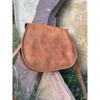 Handmade Leather Crossbody Saddle Bag: Personalized Shoulder Purse