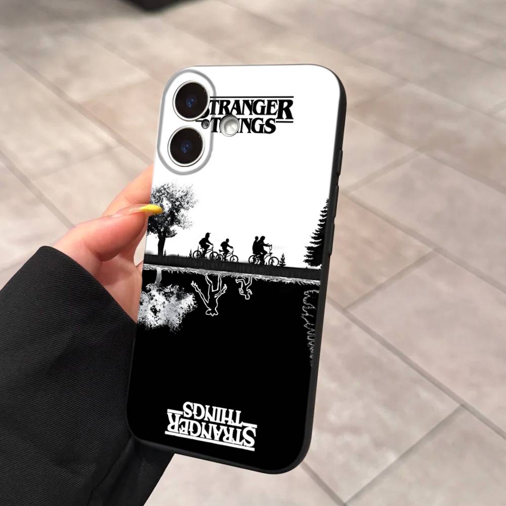 Hot S-Stranger T-Things Phone Case For IPhone 14 Plus 13 Mini 11 16 15 17 Pro Max Protection Shockproof