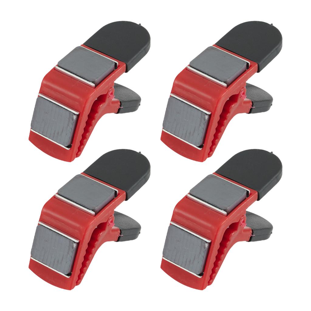 4-Piece Magnetic Paint Brush Holder Clip Can Opener DIY Home Improvement Tool (3.2cm) For Painters, Builders, And Home DIY