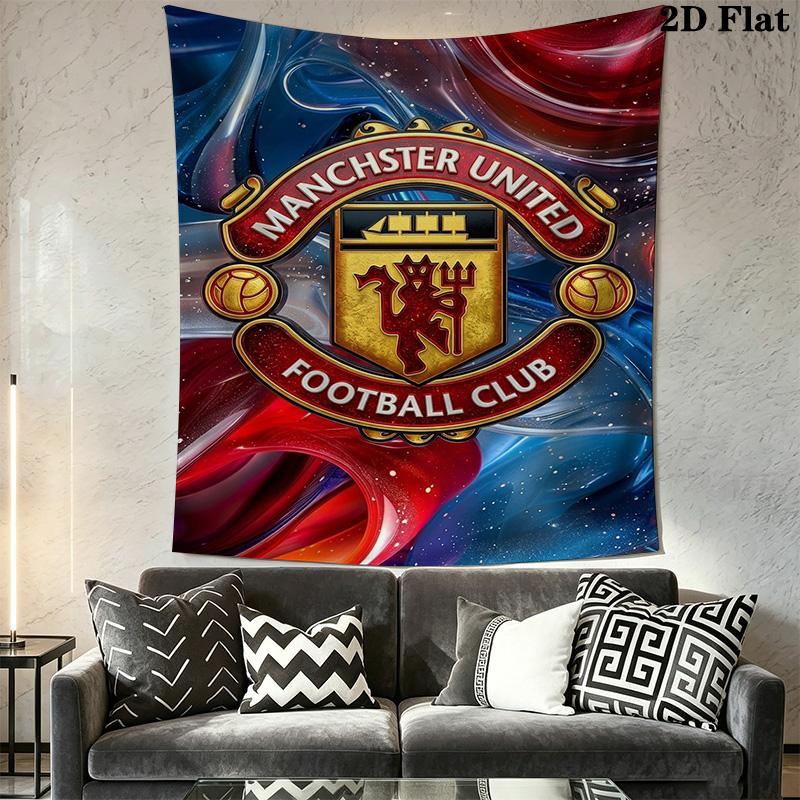 Manchester Crest Poster Bedding 1 Duvet Cover 2 Pillowcase Without Core Duvet Cover And Pillowcase Bedding Set Christmas Birthday Gift