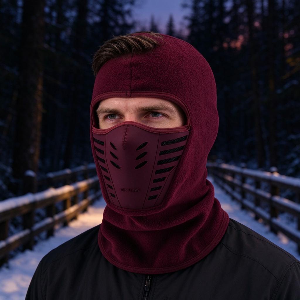 Unisex Stretch Winter Hat Gloves and Socks Set for Cold Outdoor Activities