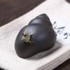 Purple Sand Tea Pet Water Spray Frog Snail Small Ornament Handmade Snail Tea Set Tea Tray Sculpture