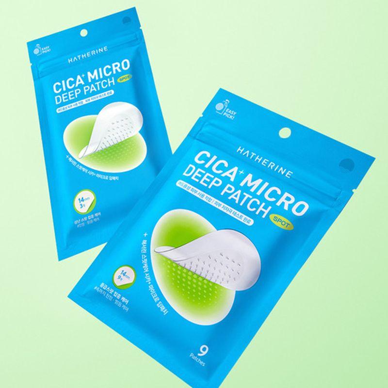 [2SET] Spot Care Cica Plus Micro Deep Patch (9 Sheets) (+6 Sheets Included)