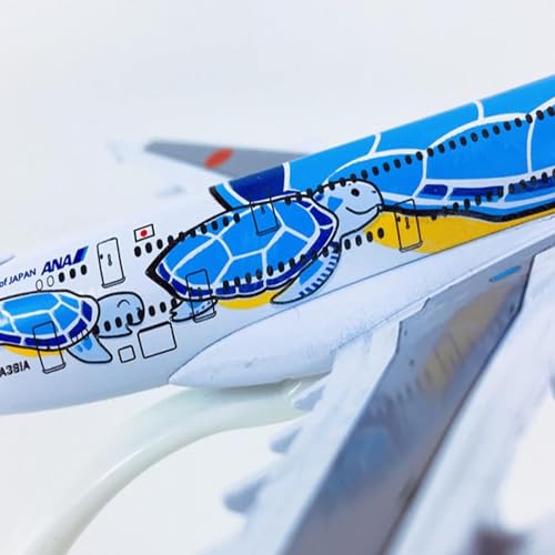 Airbus Flying Sea Turtle Passenger Plane Airbus A380-841 ANA Lani Honu Alloy Model Airplane M09 1/500 Scale Toy Plane