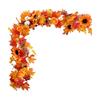 175CM Artificial Maple Leaf Flower Garland Home Garden Indoor Wall Hanging Faux Ivy Halloween Fall Harvest Festival Decoration