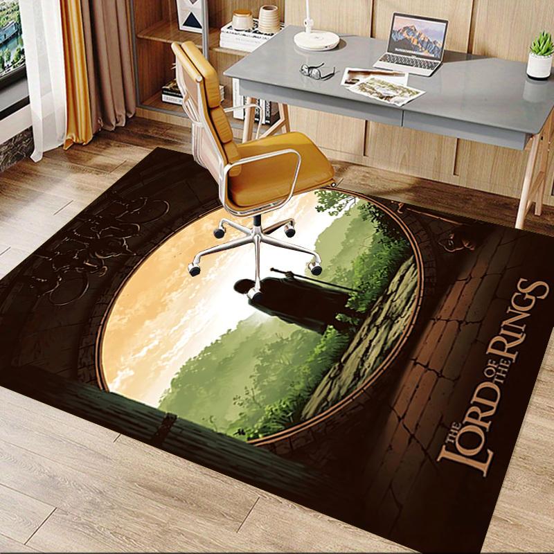 1pc Lord of the Rings Carpet, for Home & Office Decor, Desk Chair Carpet, Festive Gift,Conference Room CarpetL1222