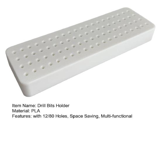 Halter für Nagelfräser mit 12/80 Löchern, platzsparend, multifunktionaler Organizer für Nagelfräser, Displayständer für Maniküre-Polier-Schleifköpfe