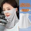 Breathable Cabin-style Face Shield Thin Cycling Mask Sunshade Sunscreen Face Cover  Sun Protection