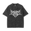 Washed Vintage Kpop ATEEZ "FlX ON" Merch T-shirt Men Women Korean Fashion Trend T Shirts Men's Casual Oversized Cotton T-shirts
