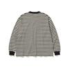 HISHANDER Border L/S T-Shirts Ecru