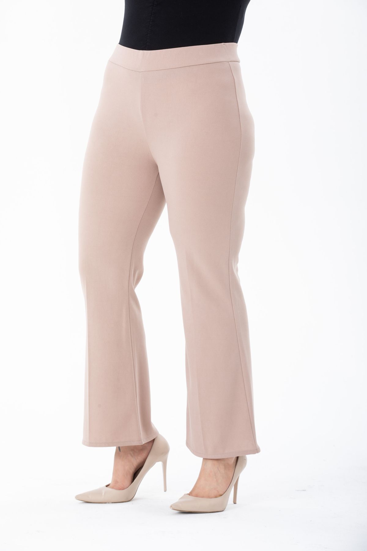 

Женские брюки больших размеров, испанские брюки из трикотажной ткани