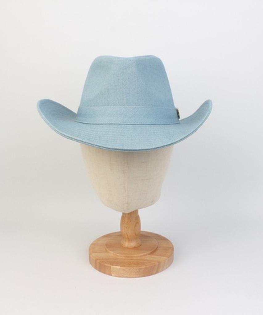 Yunibeosyeolkemiseuteuli Cowboy Light Denim Fedora Cowboy Fedora