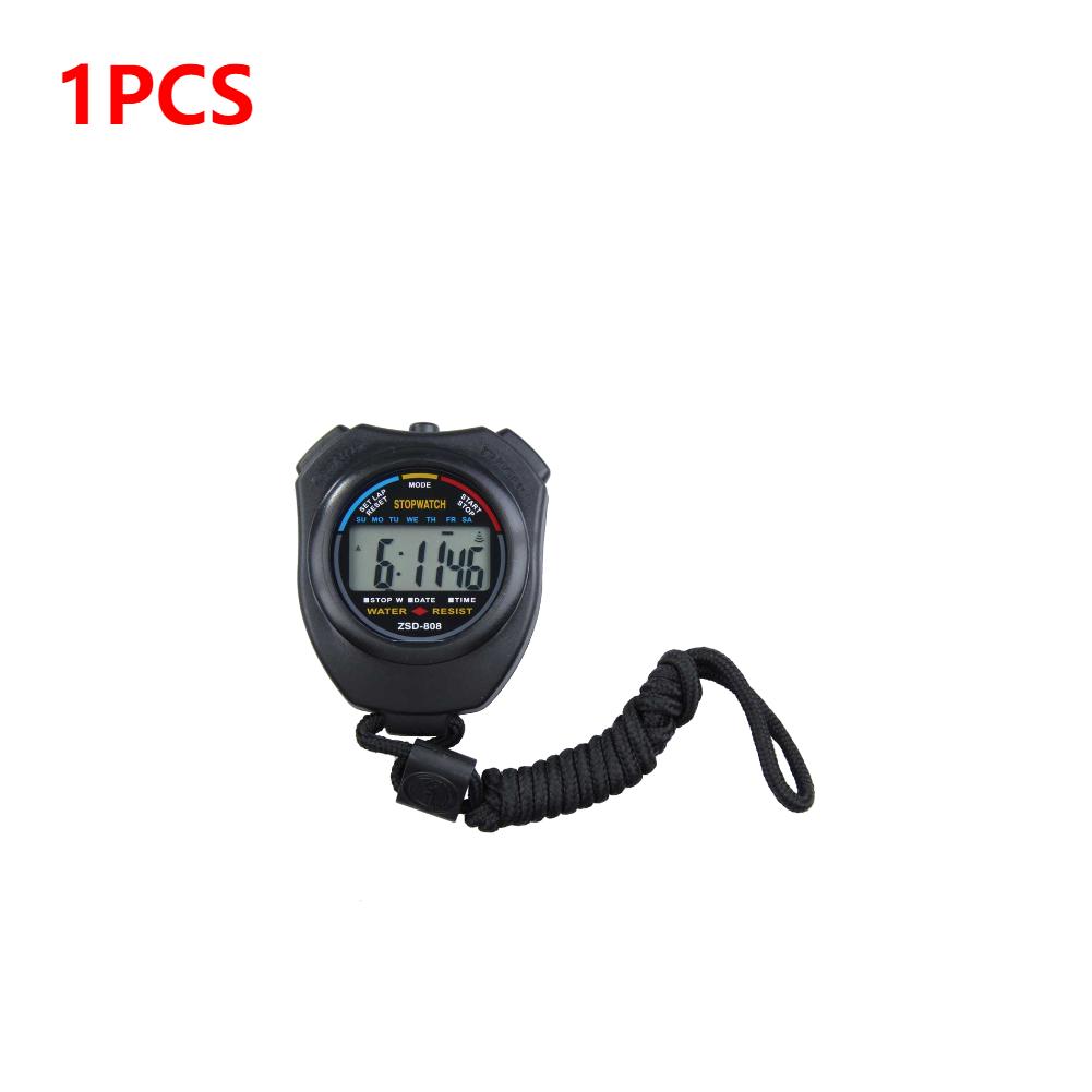 20-1Pcs Electronic Stopwatch Timer Professional Digital Handheld Training Timer Outdoor Sports Running Chronograph Stop Watch