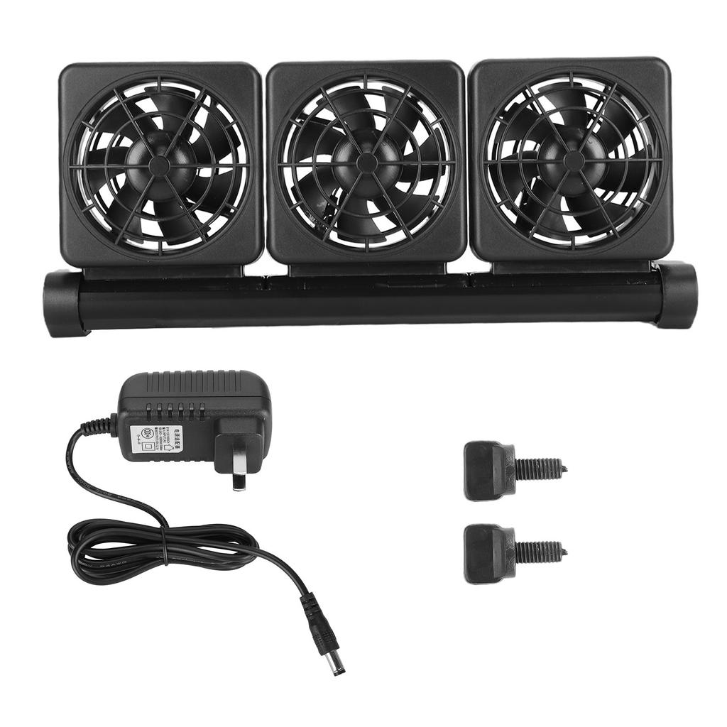 Aquarium Fish Tank Cooling Fan Reduce Water Temperature Adjustable Wind Speed