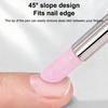 1/2Pcs Quartz Stone Scrub Nail File Rods Cuticle Remover Dead Skin Remover Pen Lightweight Portable Handy Use Manicure Tools