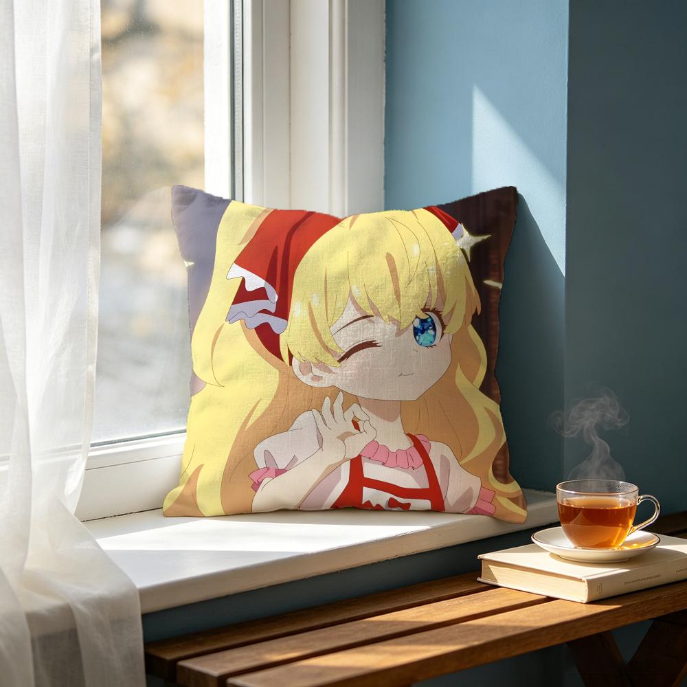 TThe Fated Magical Princess Who Made Me a Princessed Cushion Cover Cushion Cover Set Pcs X X X Pillowcas Decorative
