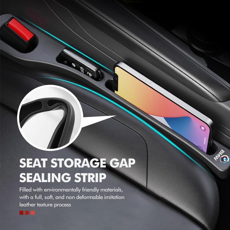 2pcs Car Seat Gap Filler Side Seam Plug Leak-proof Filling Strip For BMW Performance M2 M3 M4 X1 X3 X4 X5 E87 X7 E91 G20