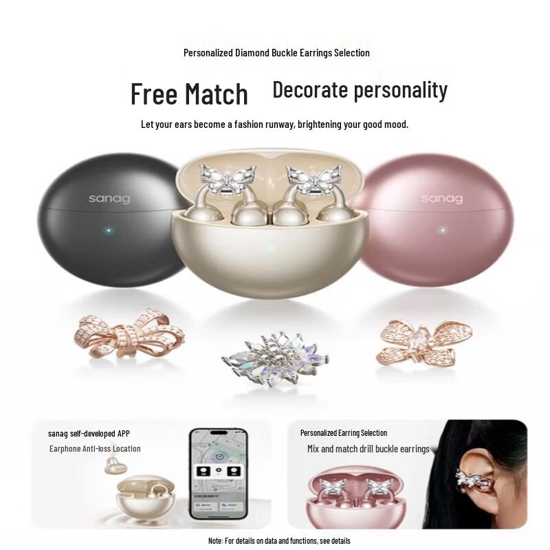 Saina S6S Pro2 Air Conduction Open-Ear Bluetooth Earbuds