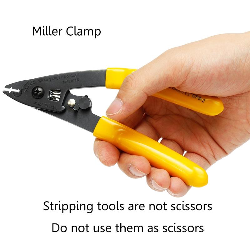 FC-6S Fiber Optic Splice Tool FTTH Cutting Fiber Knife Fiber Cleaver Optical Power Meter Fiber Cutter Knife Tool Kit Set