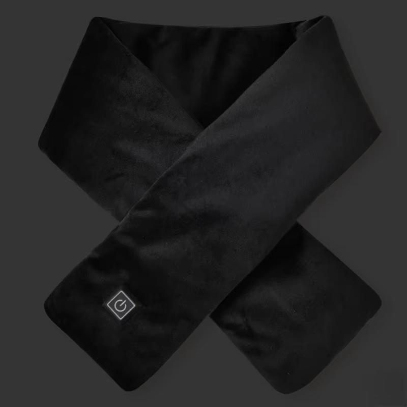 Winter Heated Neck Warmer USB Rechargeable Women Men Neck Warmer 3-level Heated Warm Shawl Neck Support Warm Bib Heated Scarf