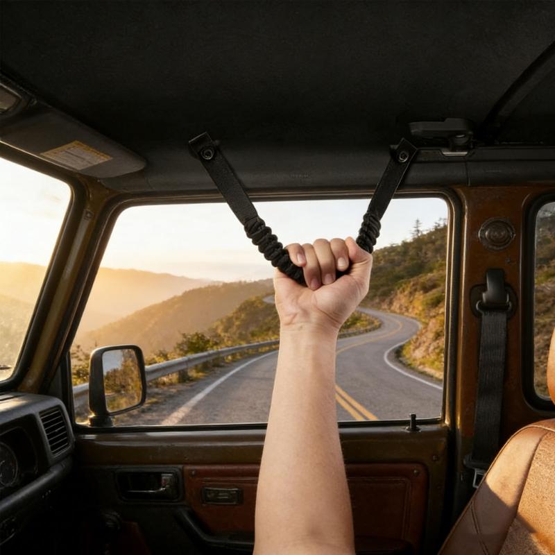 4 Pieces Resilient Nylon Vehicle Seat Handles Perfect For Outdoor Activities And Daily Commutes