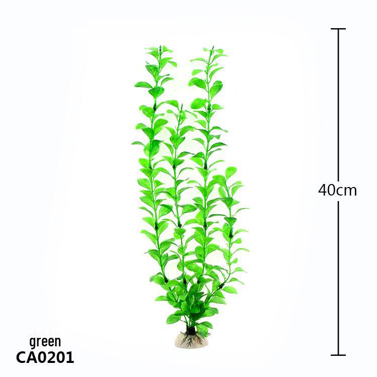 Fish Tank Decoration: Simulated Plant and Water Grass Silk Flower (CA)