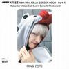 ATEEZ 10e mini album Golden Hour Part.1 Makestar Last Fan Sign Event Photocard