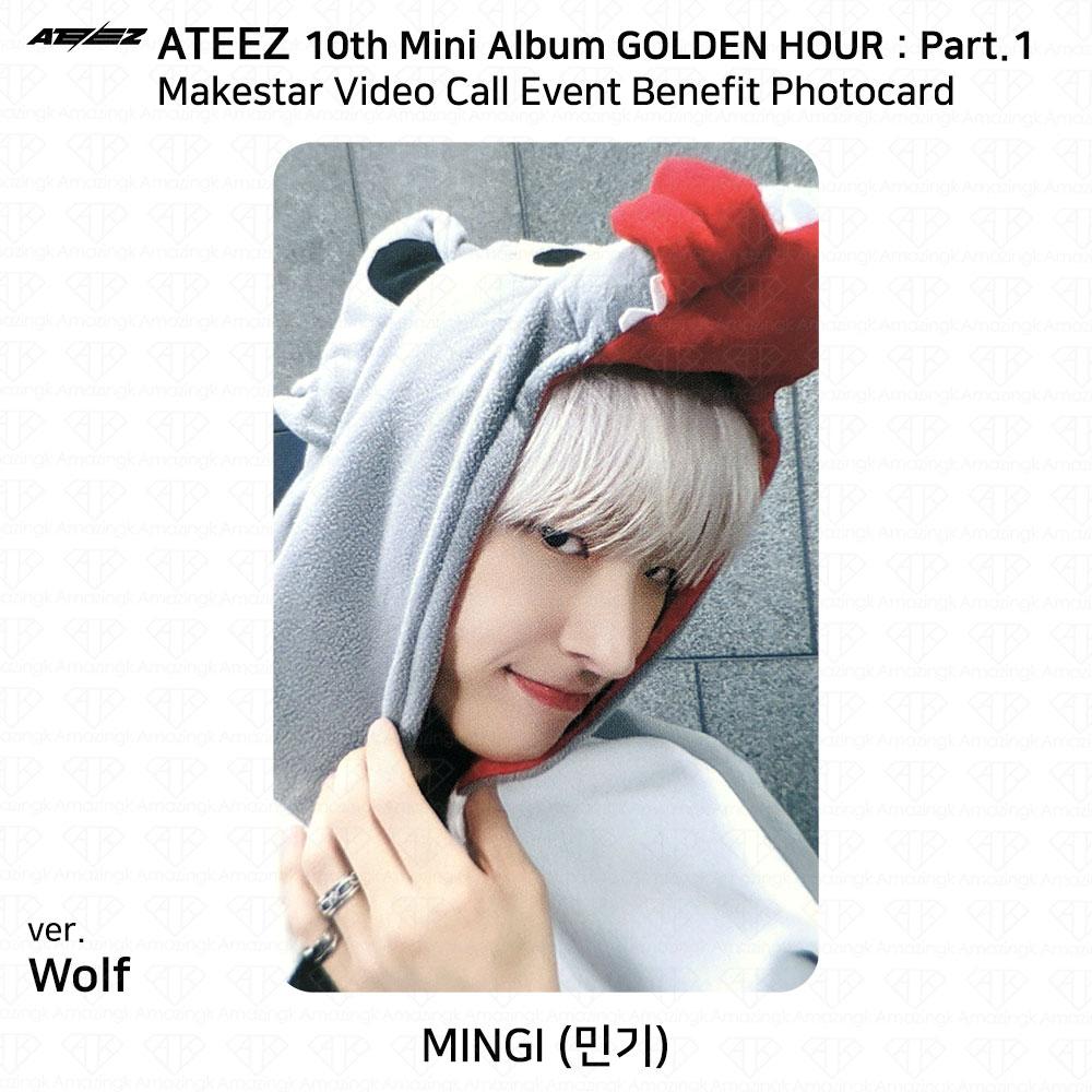 ATEEZ 10e mini album Golden Hour Part.1 Makestar Last Fan Sign Event Photocard
